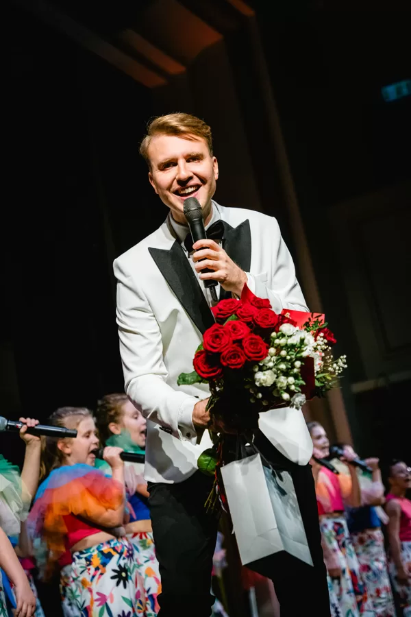 Jānis Moisejs "Kuries man uguns kuries" koncertā KP "Ziemeļblāzma"